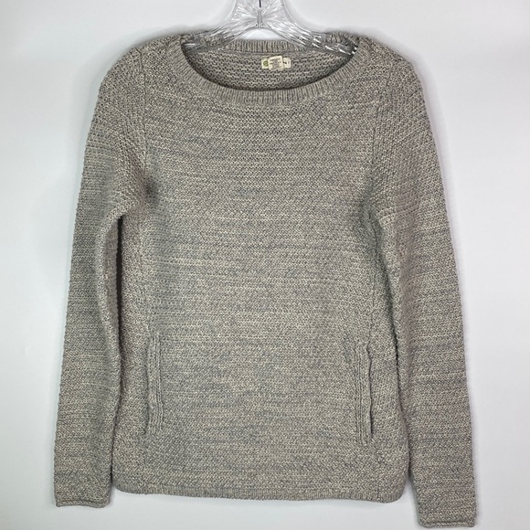 Dakini Grey Cotton Wool Blend Sweater Small - Picture 1 of 9